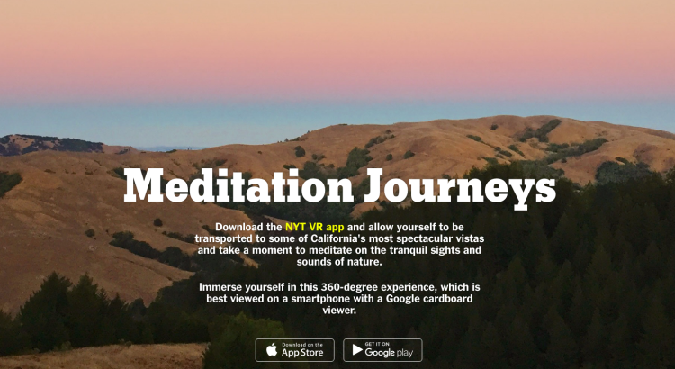 Meditation Journeys ad screenshot