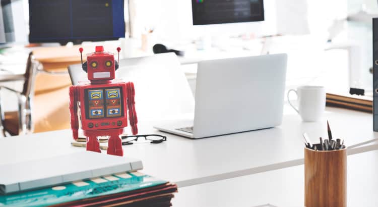 Robot with chatbot? (Photo by rawpixel on Unsplash)