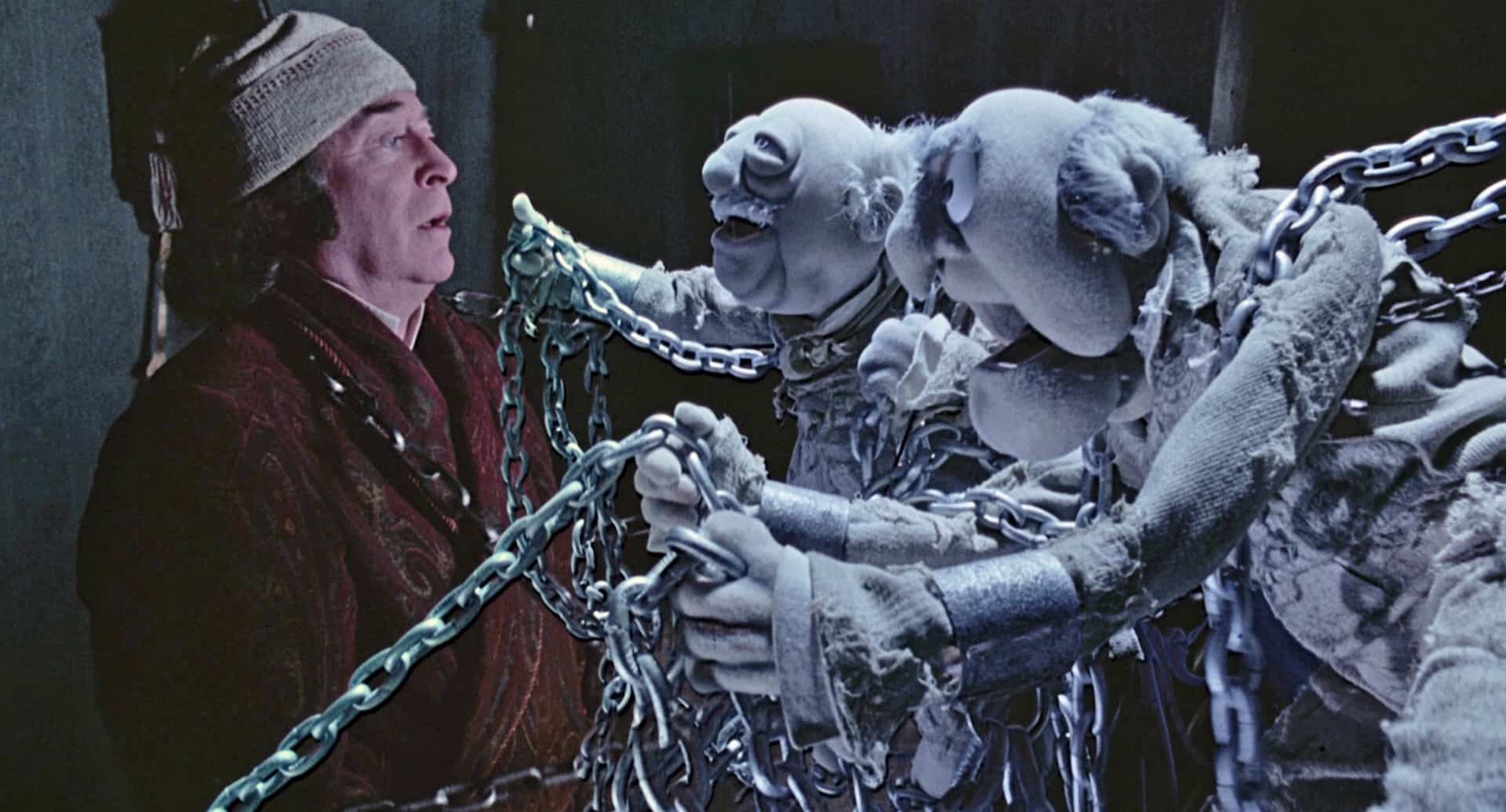 Scrooge and ghosts muppets christmas carol